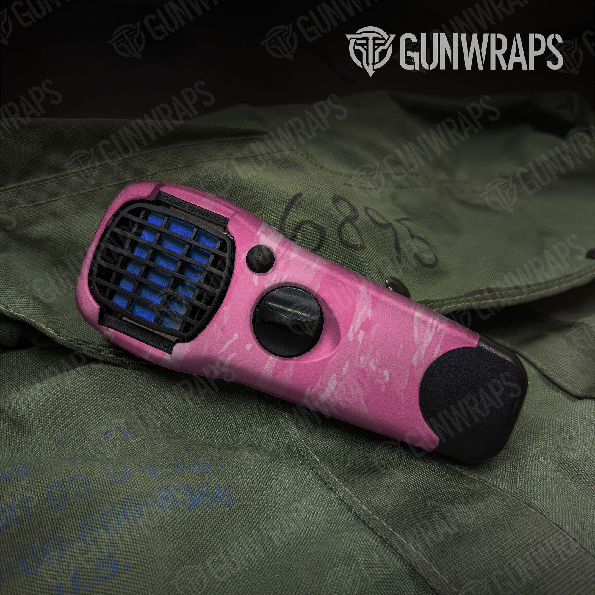Vietnam Tiger Stripe Elite Pink Gun Skin Vinyl Wrap