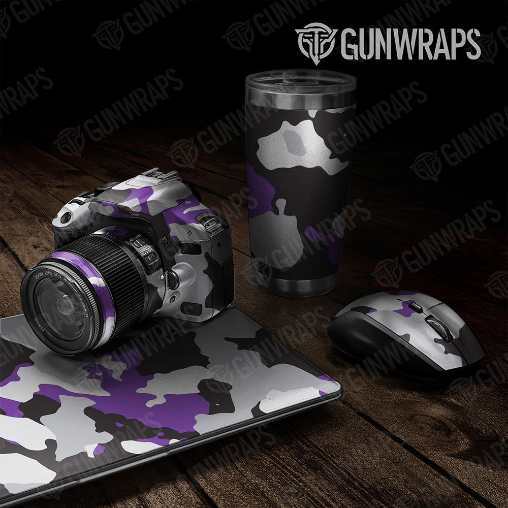 Universal Sheet Cumulus Gear Skin Vinyl Wrap Cumulus Purple Tiger Gear Skin Vinyl Wrap