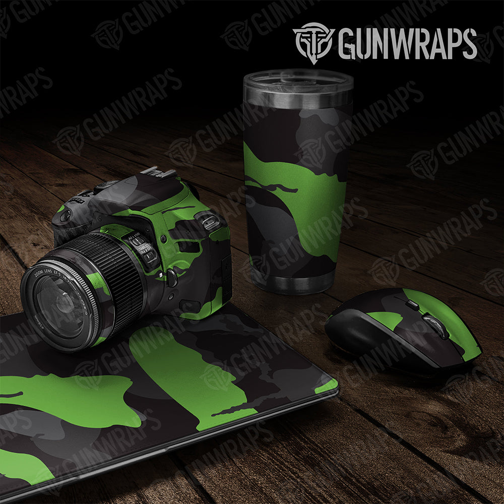 Universal Sheet Ragged Gear Skin Vinyl Wrap Ragged Metro Green Gear Skin Vinyl Wrap