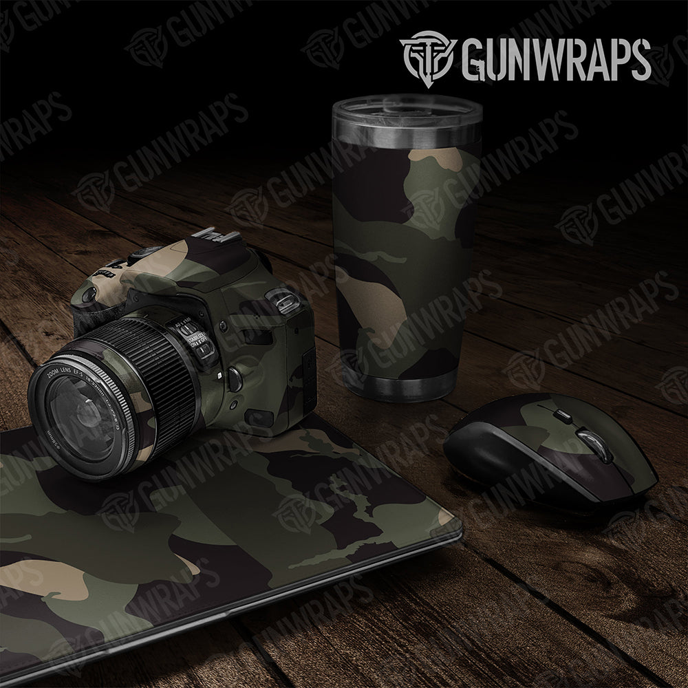 Universal Sheet Ragged Gear Skin Vinyl Wrap Ragged Militant Green Gear Skin Vinyl Wrap