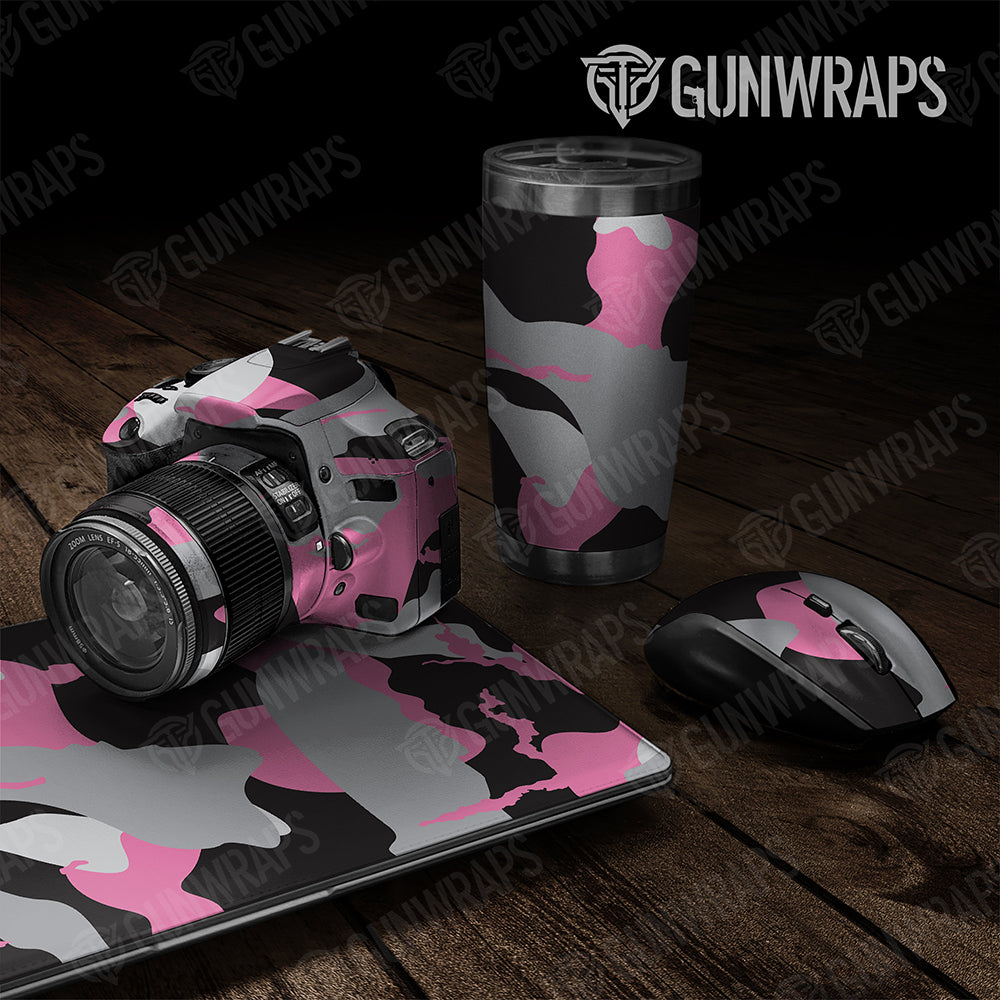 Universal Sheet Ragged Gear Skin Vinyl Wrap Ragged Pink Tiger Gear Skin Vinyl Wrap