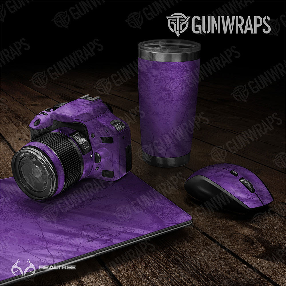Universal Sheet Realtree Fishing Gear Skin Vinyl Wrap Realtree Fishing Purple Gear Skin Vinyl Wrap