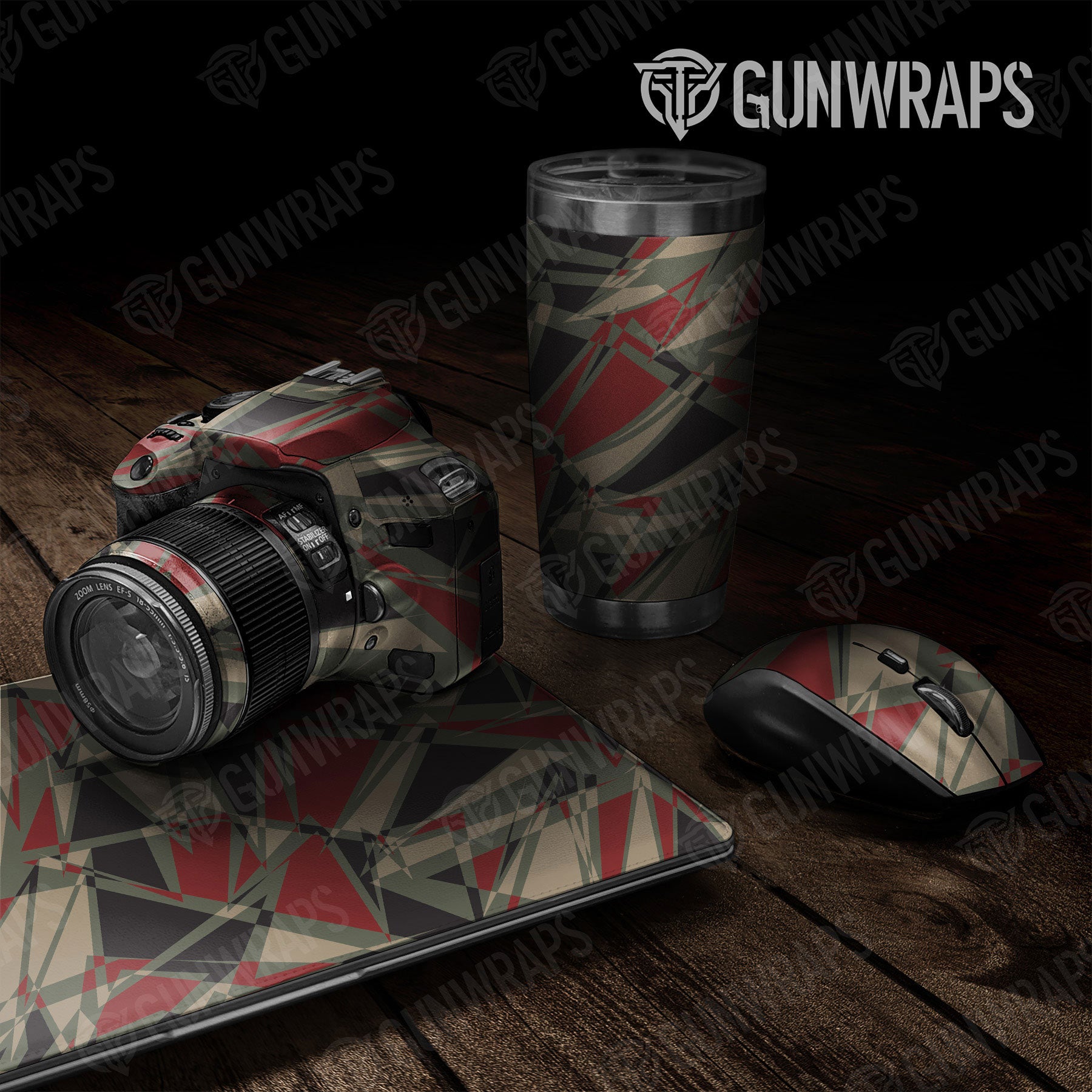 Universal Sheet Sharp Gear Skin Vinyl Wrap Sharp Militant Red Gear Skin Vinyl Wrap