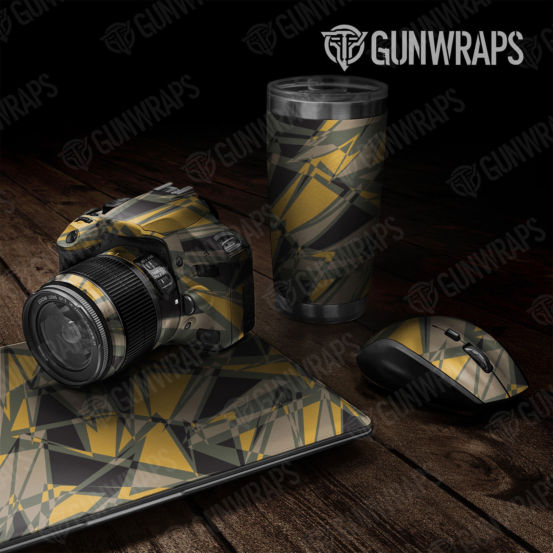Universal Sheet Sharp Gear Skin Vinyl Wrap Sharp Militant Yellow Gear Skin Vinyl Wrap