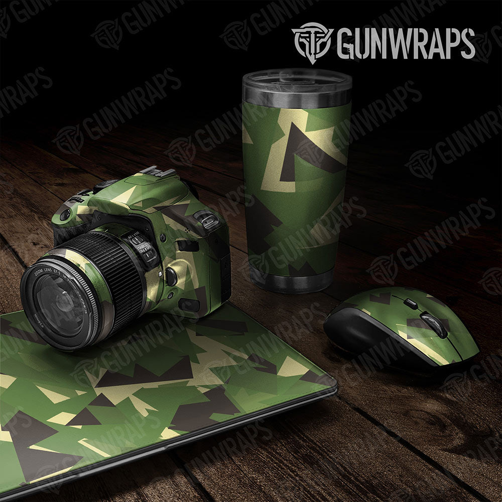 Universal Sheet Shattered Gear Skin Vinyl Wrap Shattered Jungle Gear Skin Vinyl Wrap