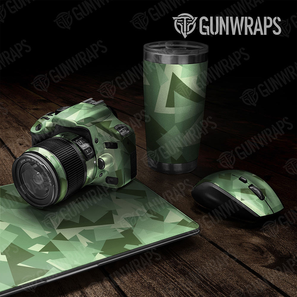 Universal Sheet Shattered Gear Skin Vinyl Wrap Shattered Pistachio Gear Skin Vinyl Wrap