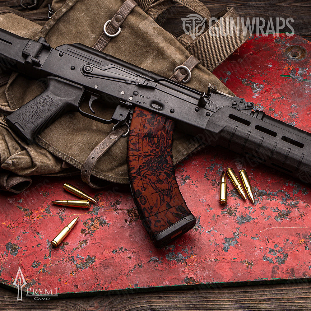AK-47 Mag Prym1 Camo Ember Gun Skin Vinyl Wrap