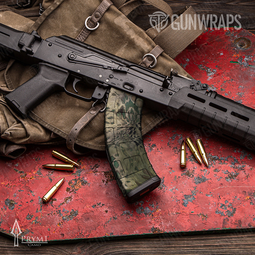 AK-47 Mag Prym1 Camo Throw Back Gun Skin Vinyl Wrap