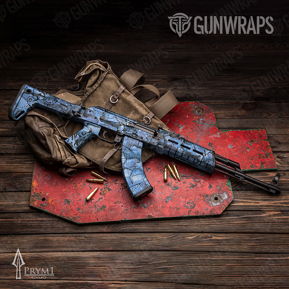 AK-47 Prym1 Stream Sky Gun Skin Vinyl Wrap