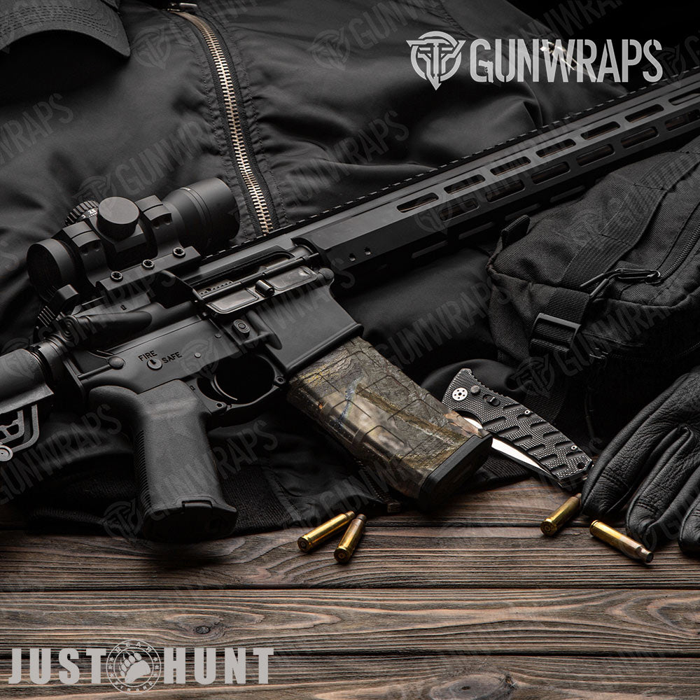 Just Hunt Deceptive Camo Regular AR-15 Mag Gun Skin Vinyl Wrap