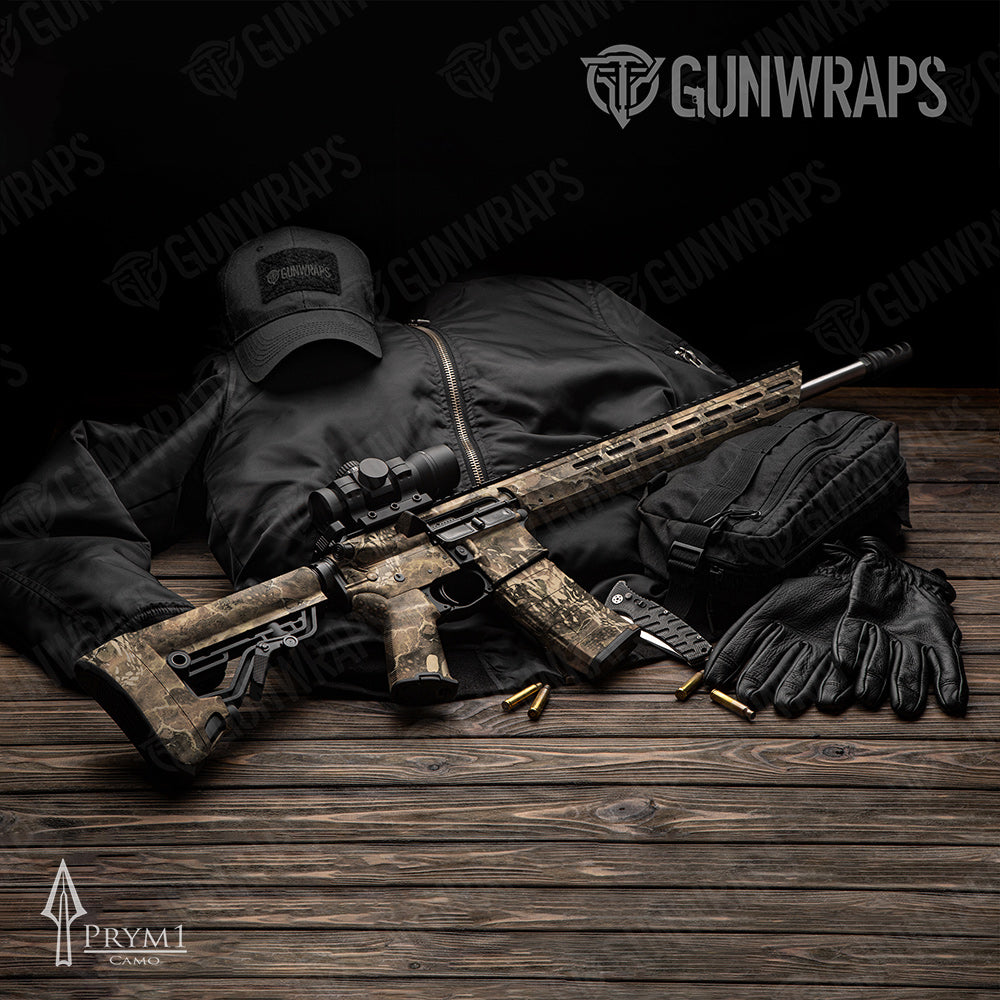 AR-15 Prym1 Stream Mushroom Gun Skin Vinyl Wrap