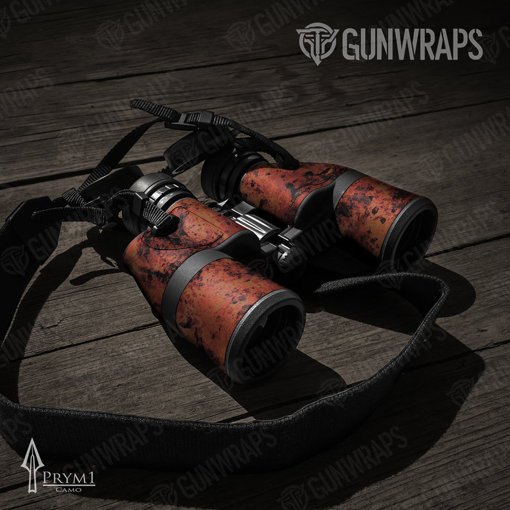 Binocular Prym1 Boulder Red Tea Gun Skin Vinyl Wrap