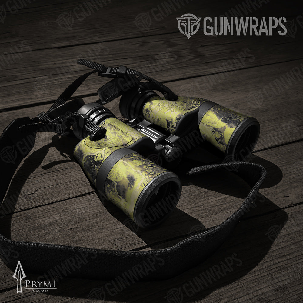 Binocular Prym1 Stream Lemon Gun Skin Vinyl Wrap