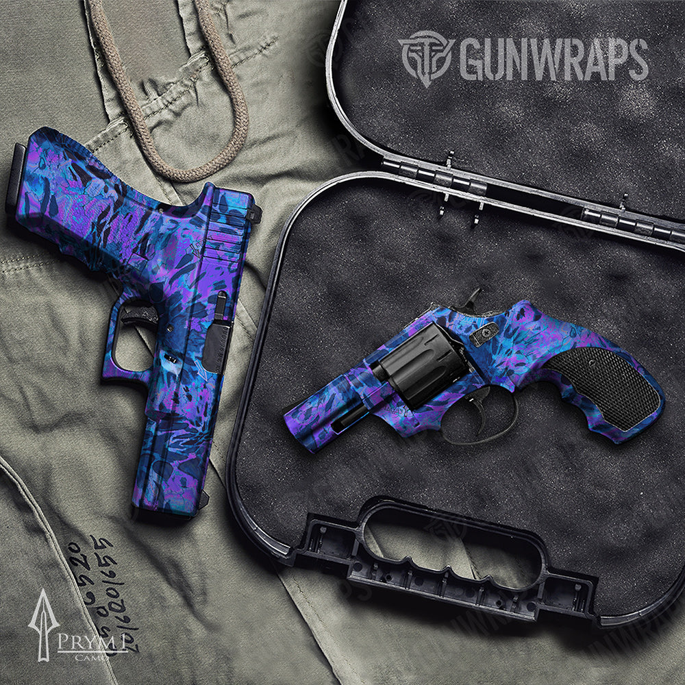 Handgun Prym1 Camo Purple Tang Gun Skin Vinyl Wrap