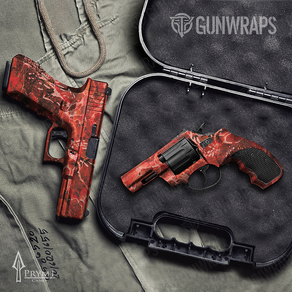 Handgun Prym1 Stream Lava Gun Skin Vinyl Wrap