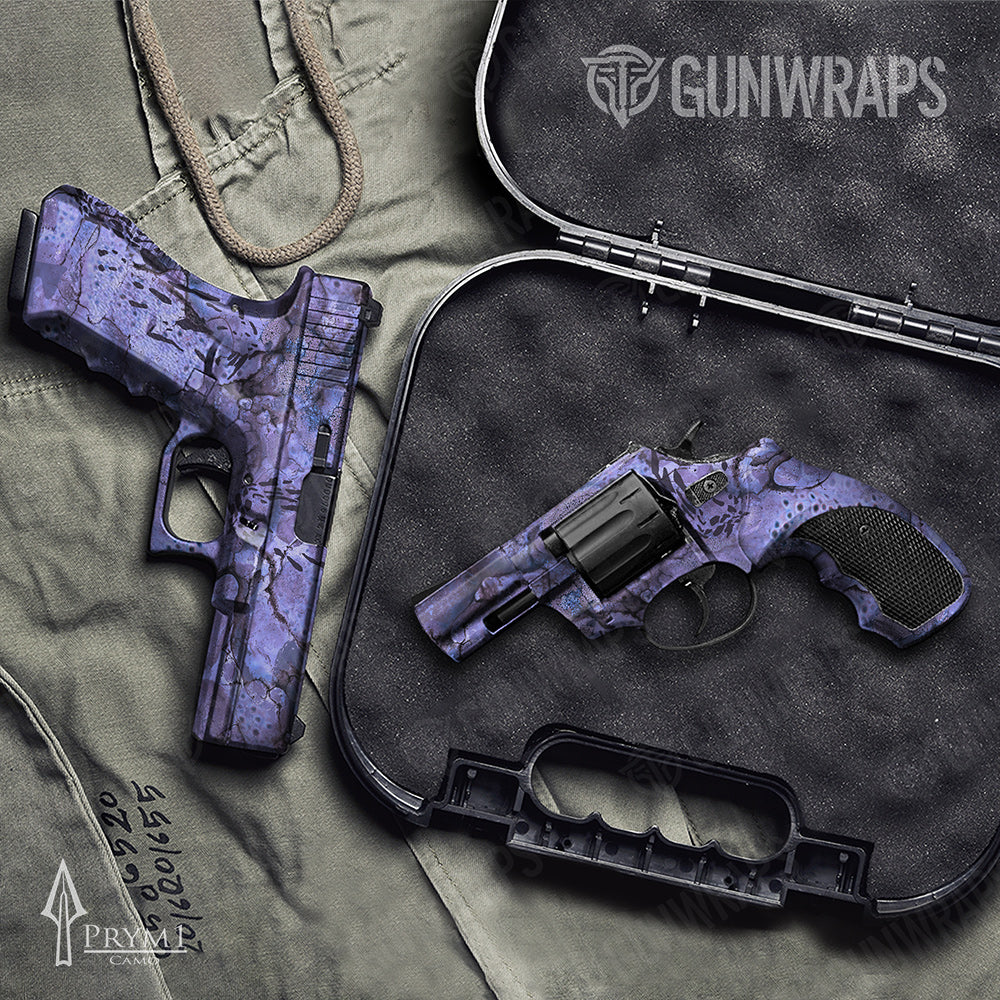 Handgun Prym1 Stream Violet Gun Skin Vinyl Wrap