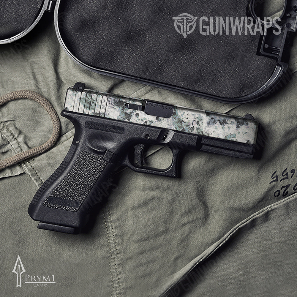 Pistol Slide Prym1 Boulder Ice Gun Skin Vinyl Wrap