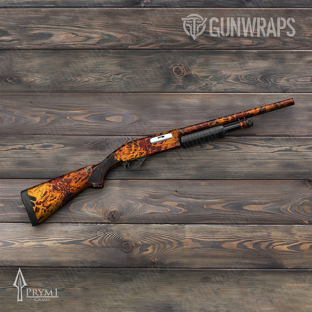 Shotgun Prym1 Camo Fire Storm Gun Skin Vinyl Wrap