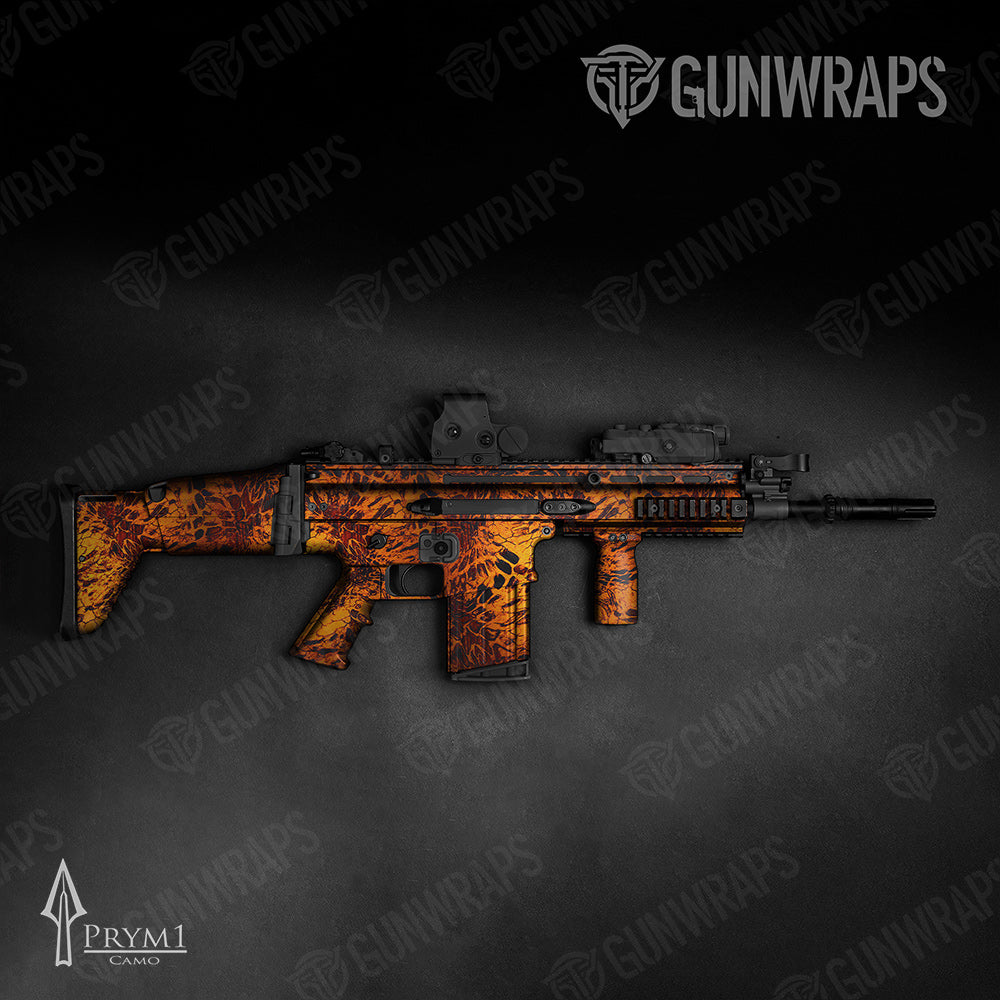 Tactical Prym1 Camo Fire Storm Gun Skin Vinyl Wrap