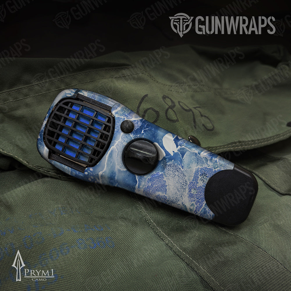 Thermacell Prym1 Stream Inverted Blue Gun Skin Vinyl Wrap