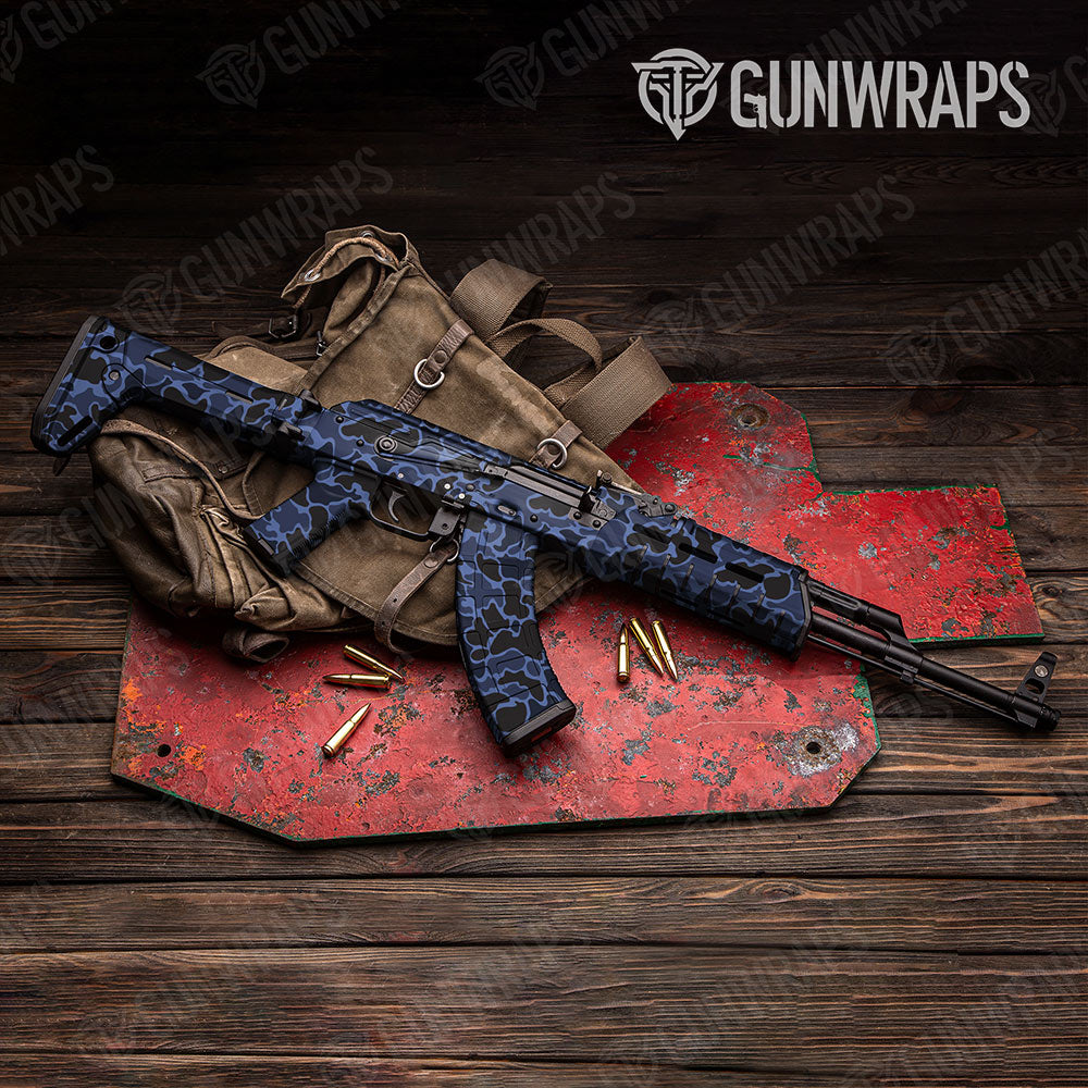 Old School Duck Blue Midnight Gun Skin Vinyl Wrap