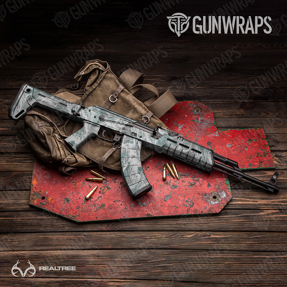 AK-47 Realtree Aspect Arctic Camo Gun Skin Vinyl Wrap