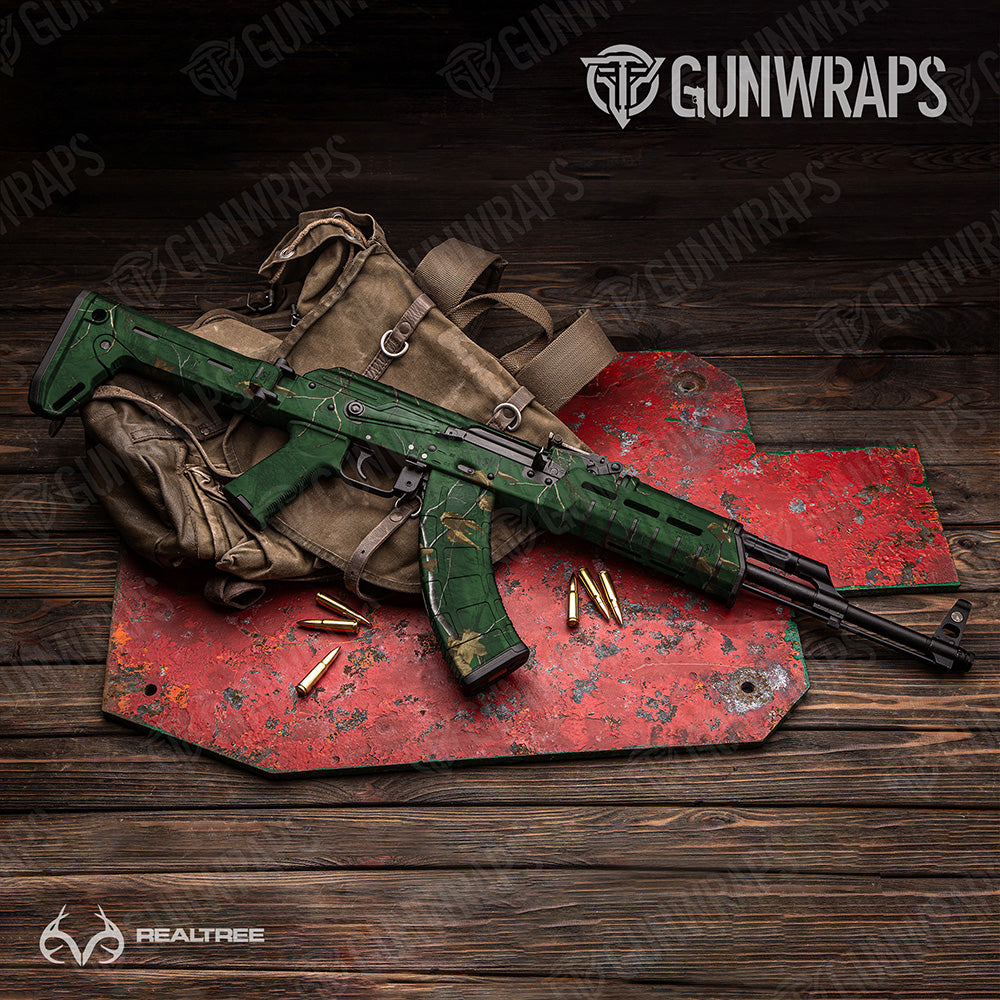 AK-47 Realtree XTRA Colors Green Camo Gun Skin Vinyl Wrap