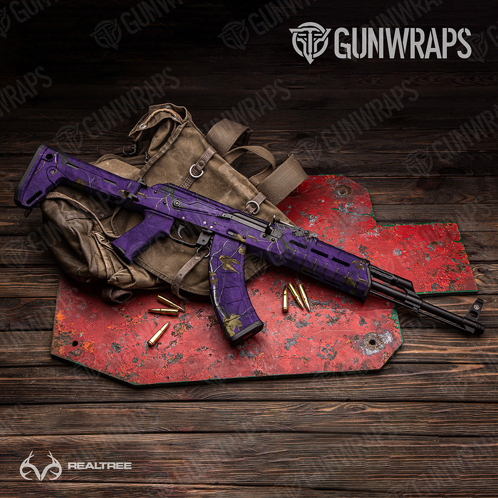 AK-47 Realtree XTRA Colors Purple Camo Gun Skin Vinyl Wrap