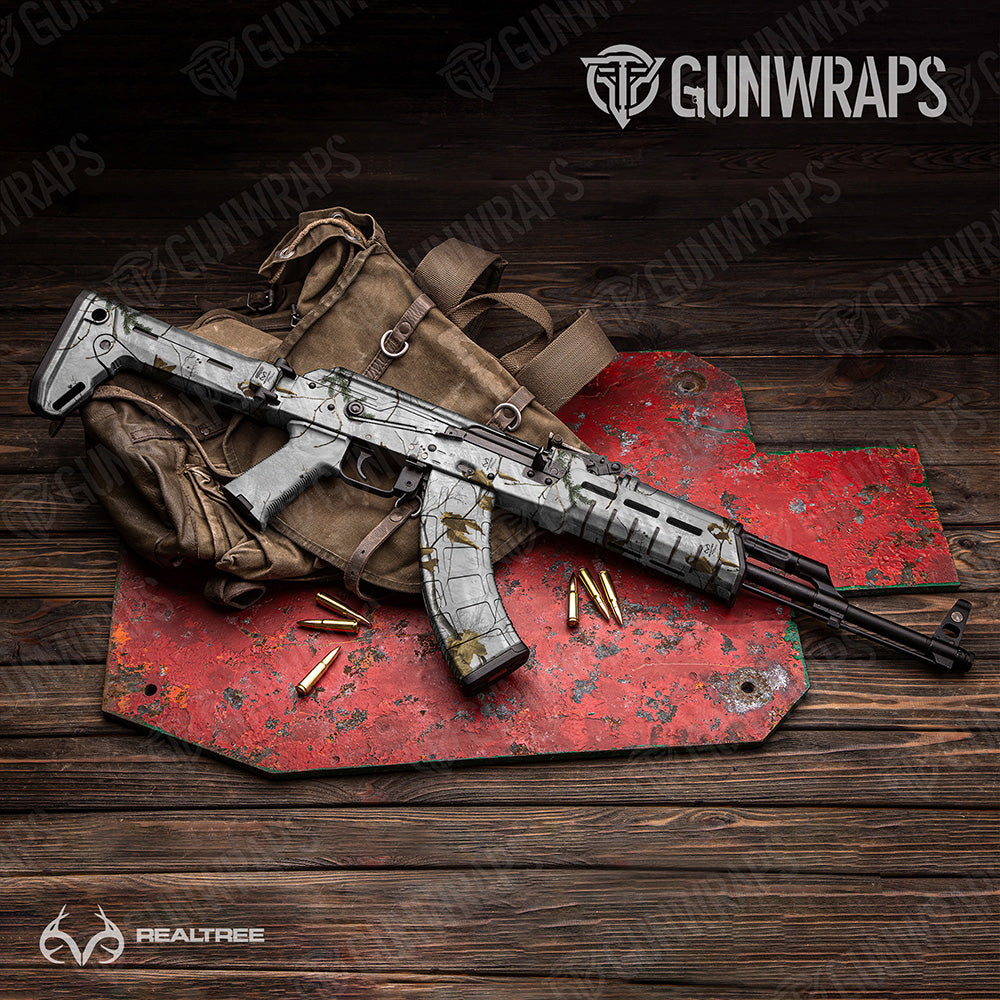 AK-47 Realtree XTRA Colors Snow Camo Gun Skin Vinyl Wrap