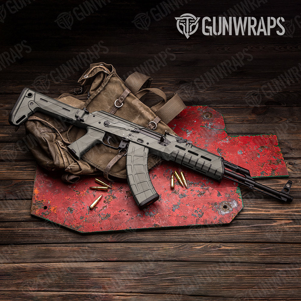 Woodgrain Geneve Gun Skin Vinyl Wrap