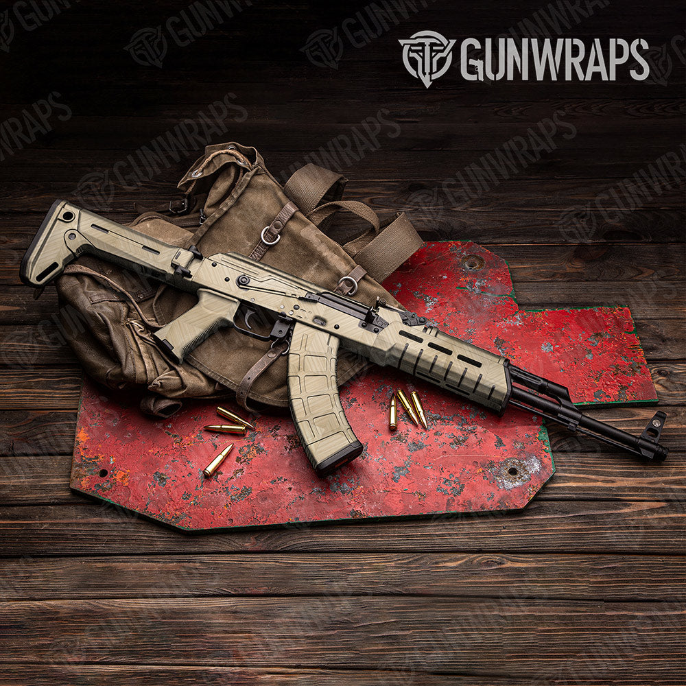 Woodgrain Montmartre Gun Skin Vinyl Wrap