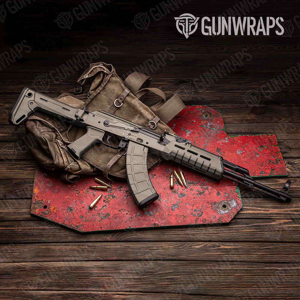 Woodgrain Stockholm Gun Skin Vinyl Wrap