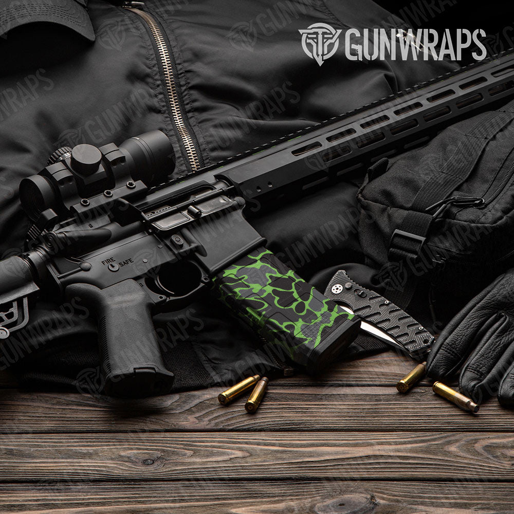 Old School Duck Metro Green AR-15 Mag Gun Skin Vinyl Wrap