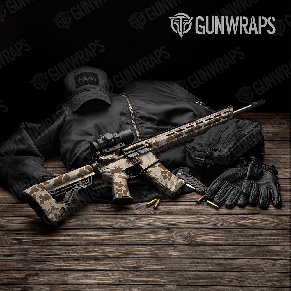 Old School Duck Desert Gun Skin Vinyl Wrap
