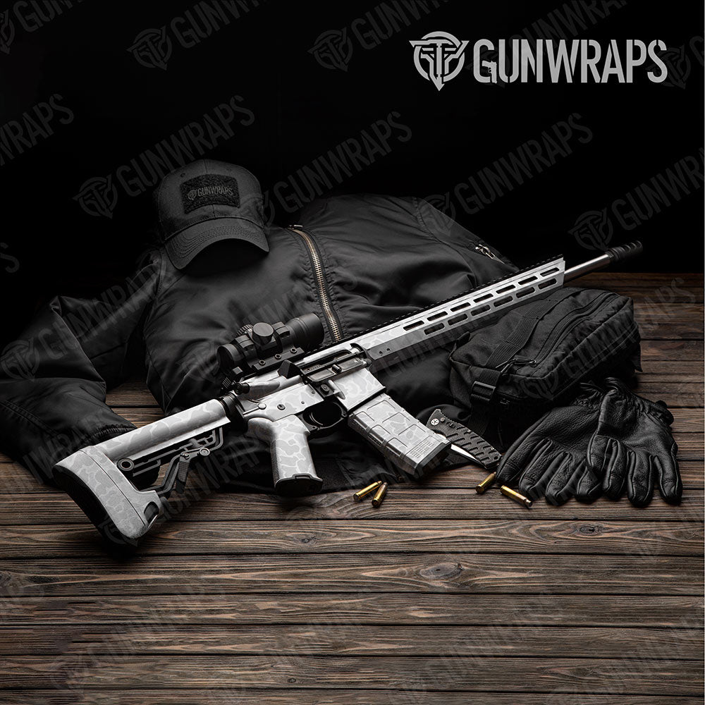 Old School Duck Elite White Gun Skin Vinyl Wrap