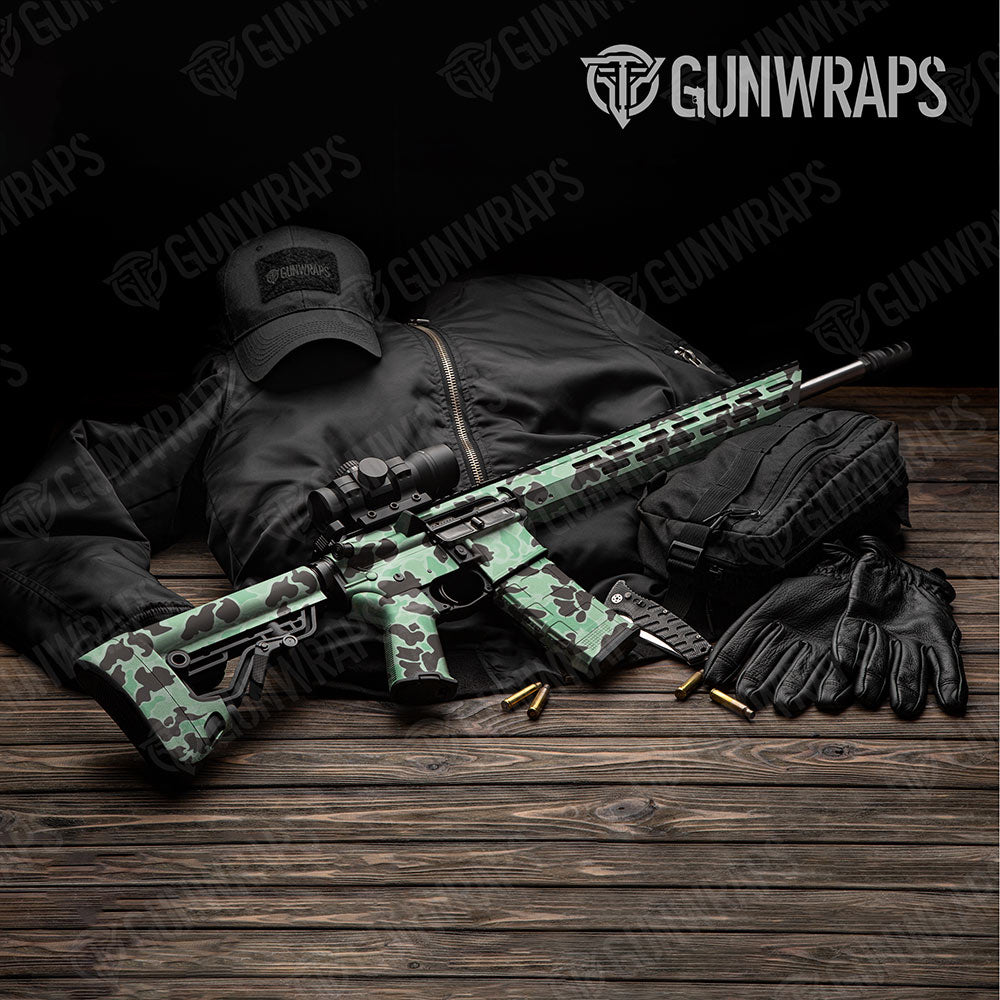 Old School Duck Mint Chocolate Chip Gun Skin Vinyl Wrap
