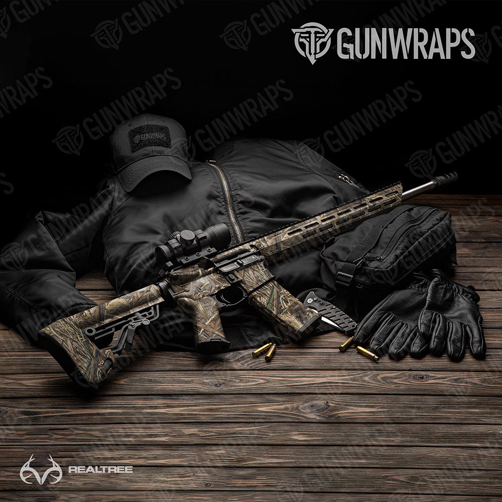AR-15 Realtree XL MAX-5 Camo Gun Skin Vinyl Wrap