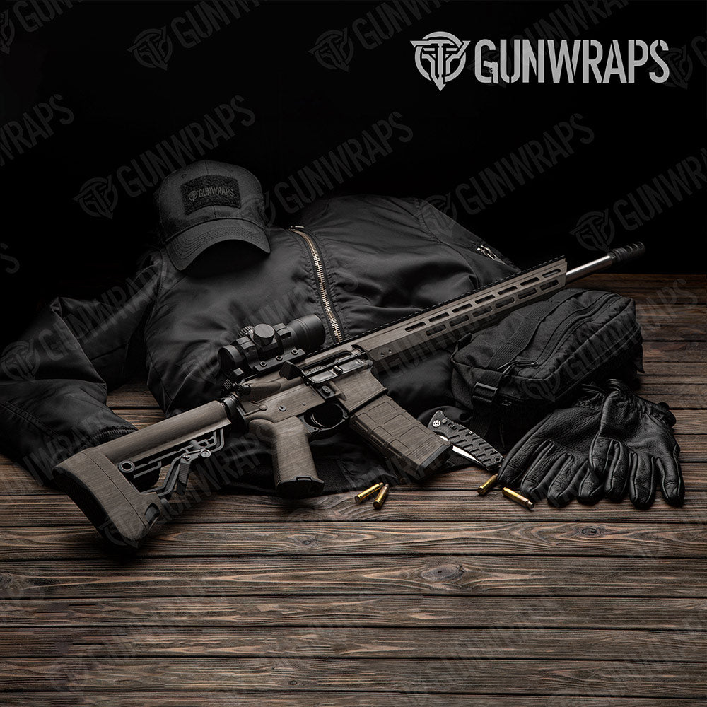 Woodgrain Douala Gun Skin Vinyl Wrap