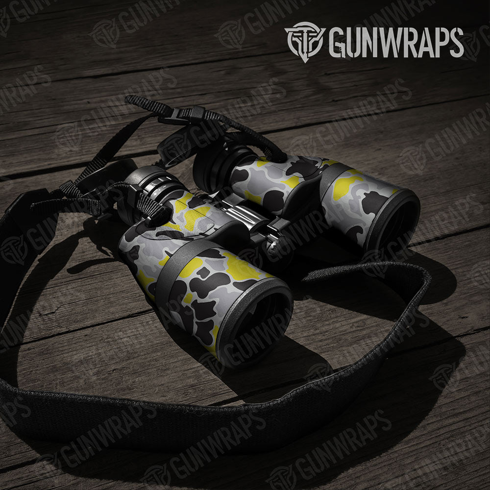 Old School Duck Yellow Tiger Gun Skin Vinyl Wrap