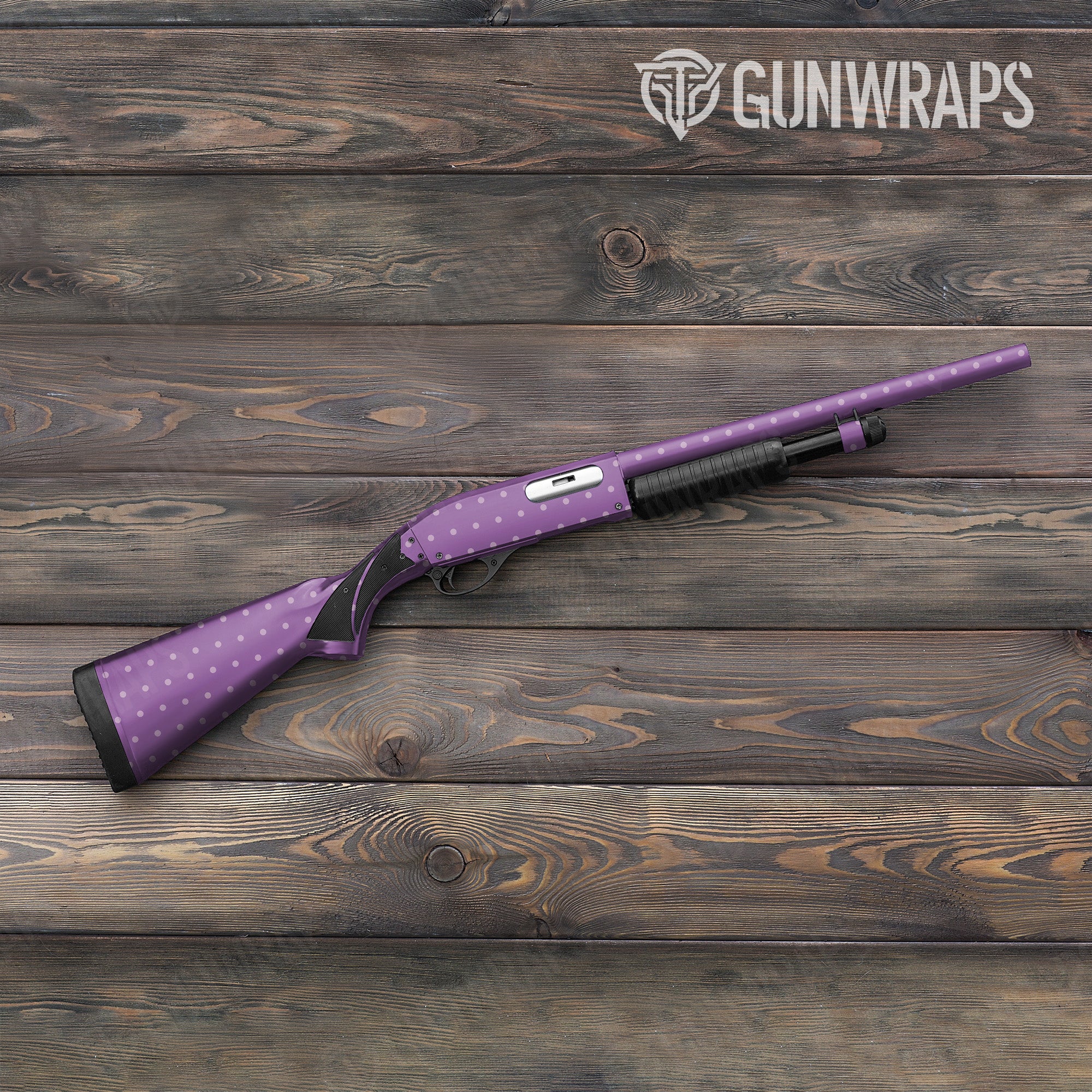 Shotgun Dotted Lavender Gun Skin Pattern