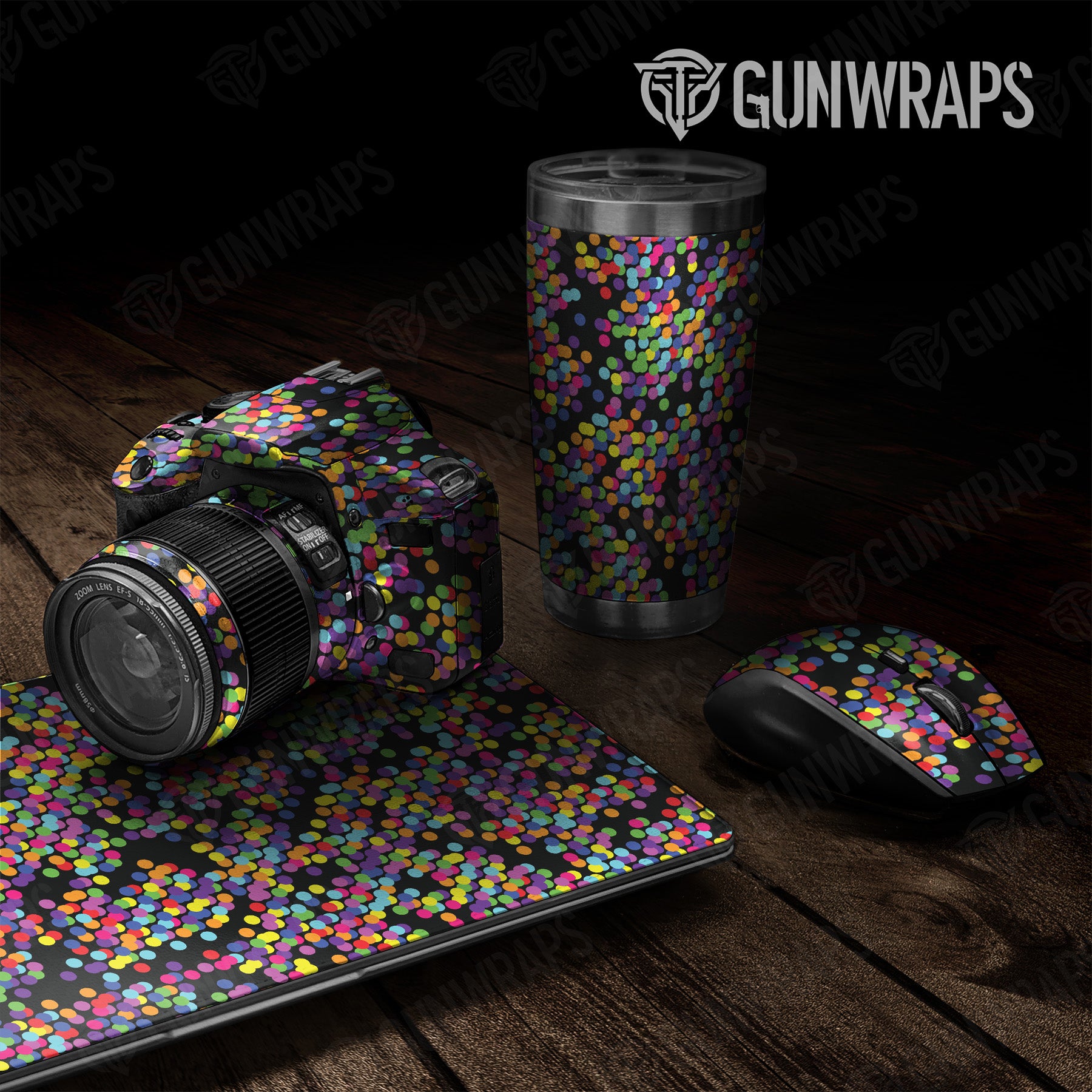 Universal Sheet Eclipse Camo Multicolor Gun Skin Pattern