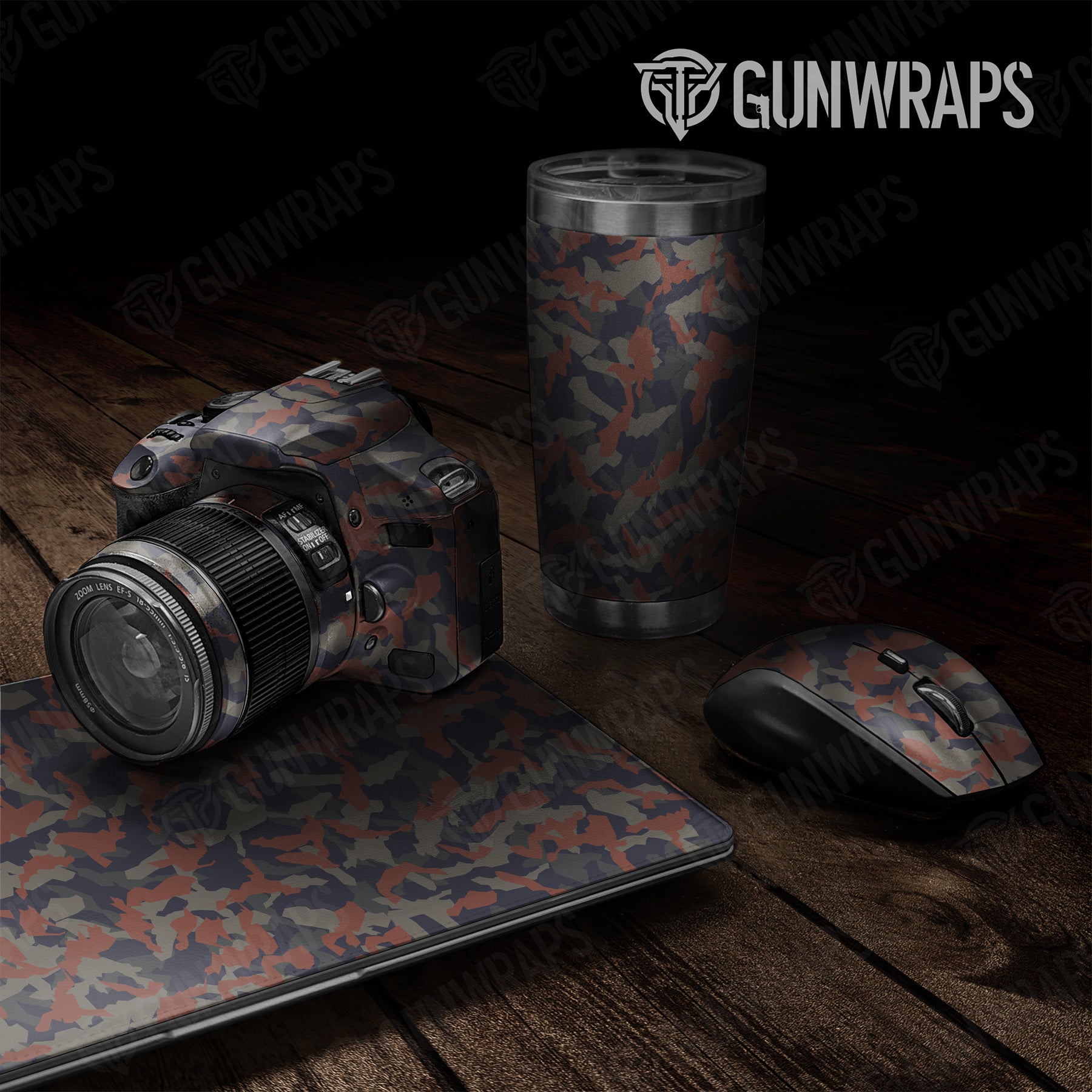 Erratic Blue Copper Camo Universal Sheet
