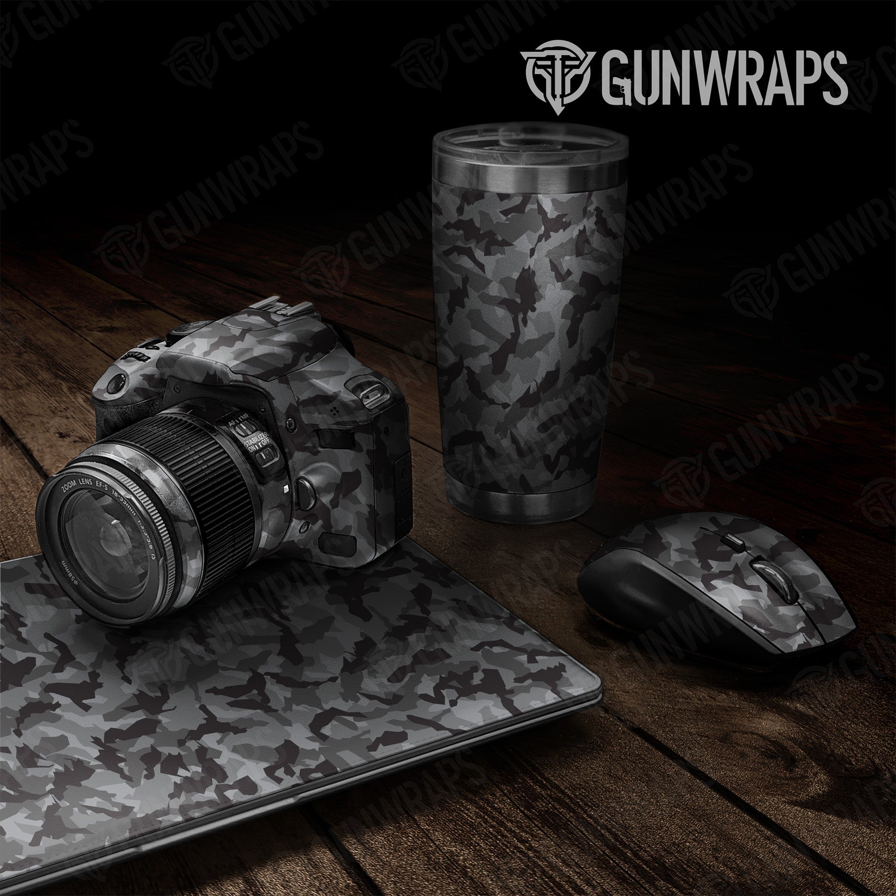 Erratic Midnight Camo Universal Sheet