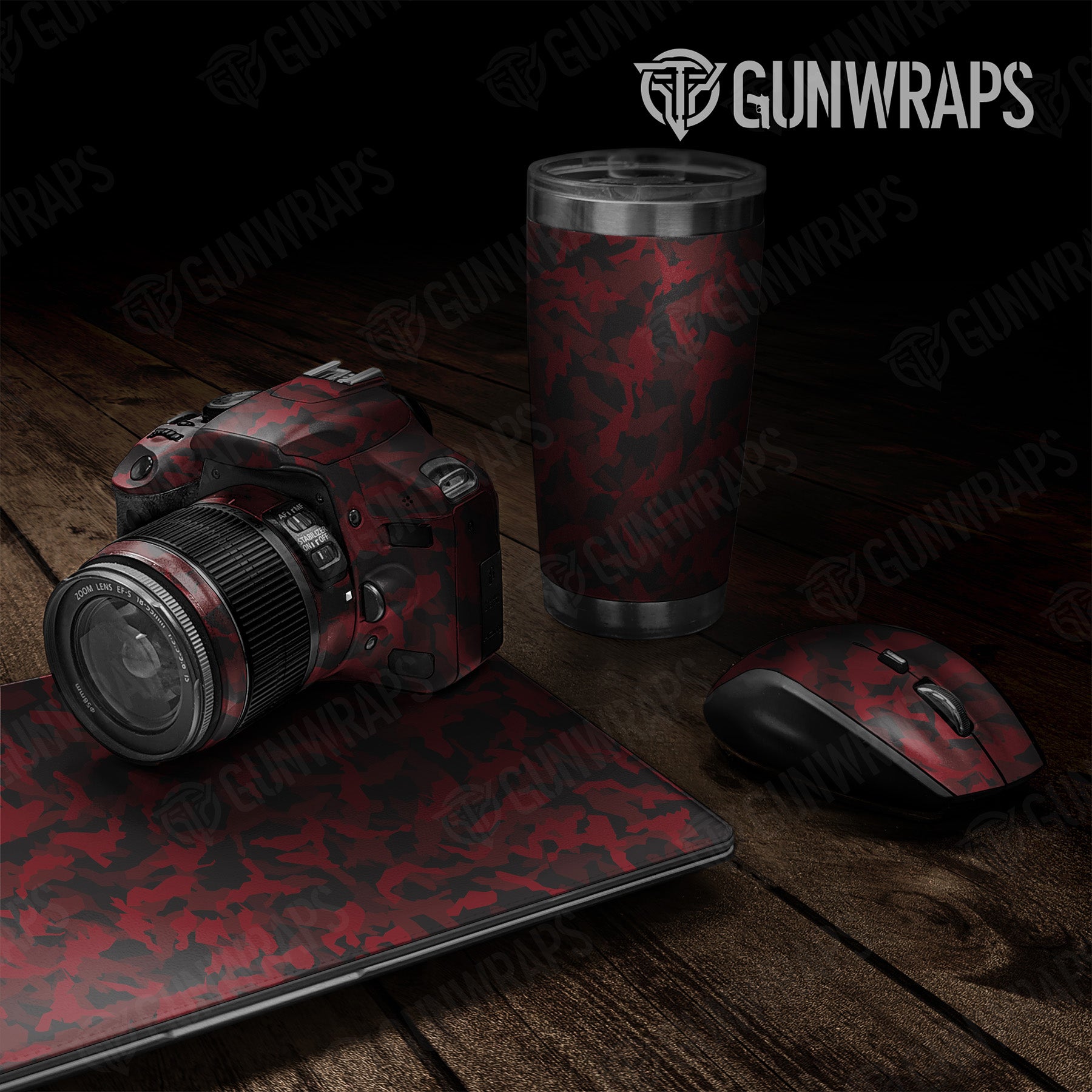 Erratic Vampire Red Camo Universal Sheet