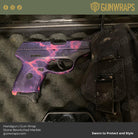 purple pistol marble wrap