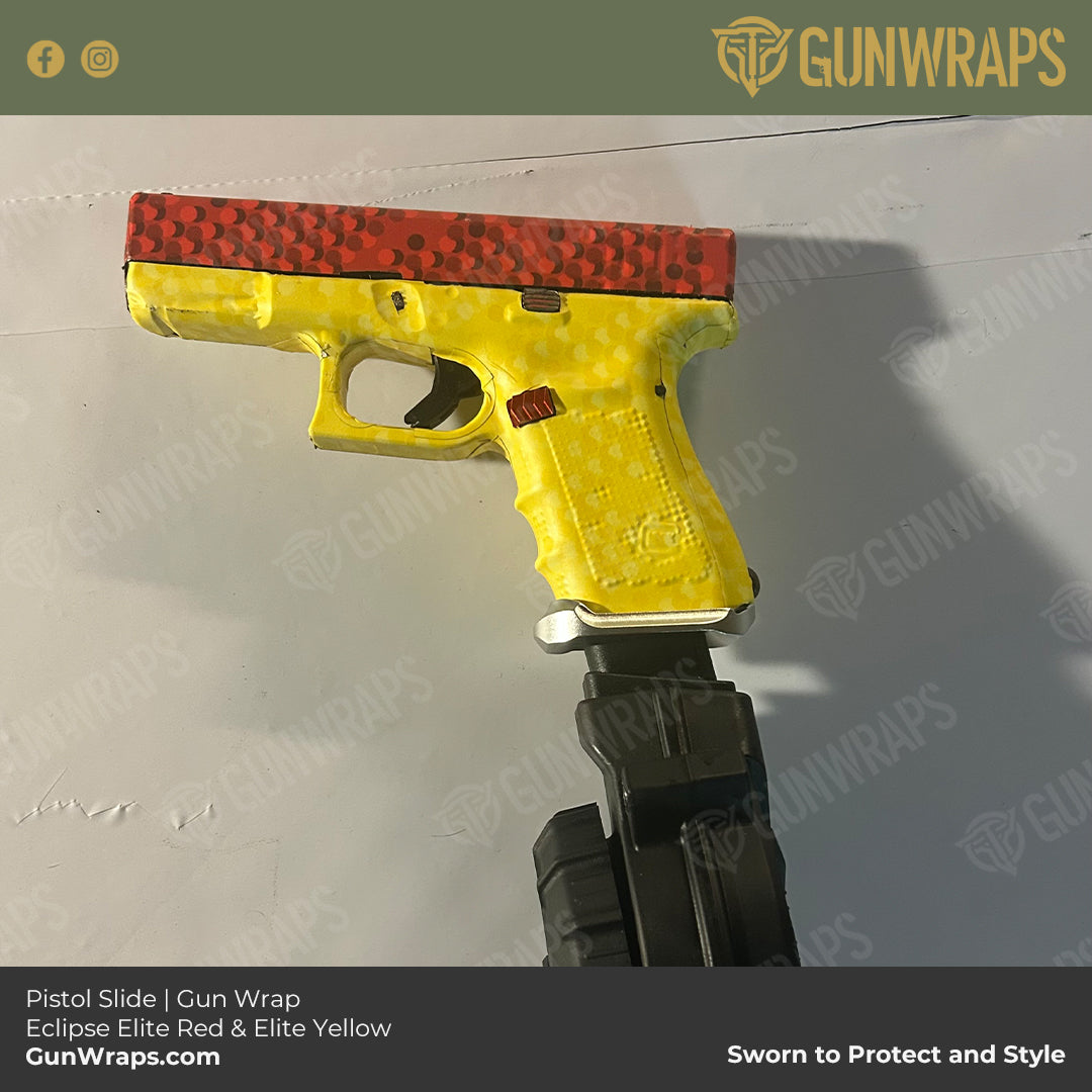 Pistol Eclipse Camo Elite Yellow Gun Wrap