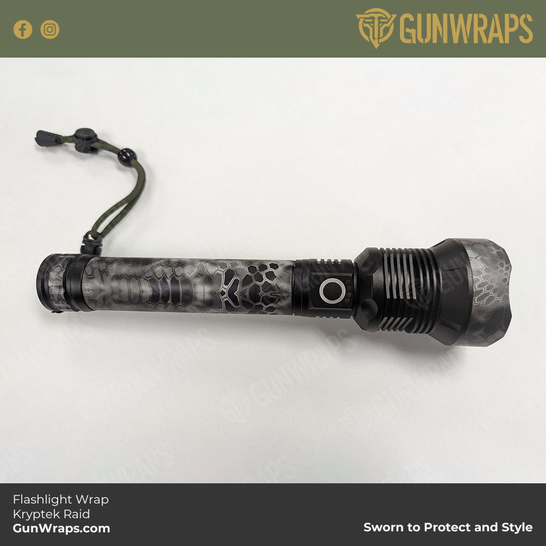 kryptek flashlight wrap