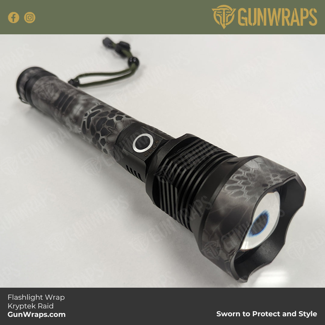 kryptek flashlight wrap