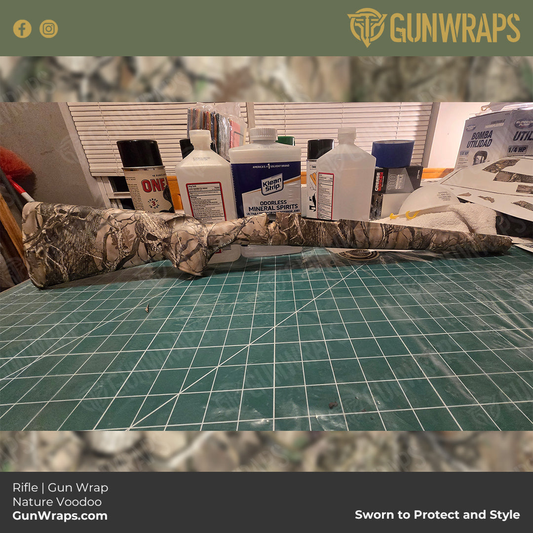 voodoo nature camo hunting rifle wrap