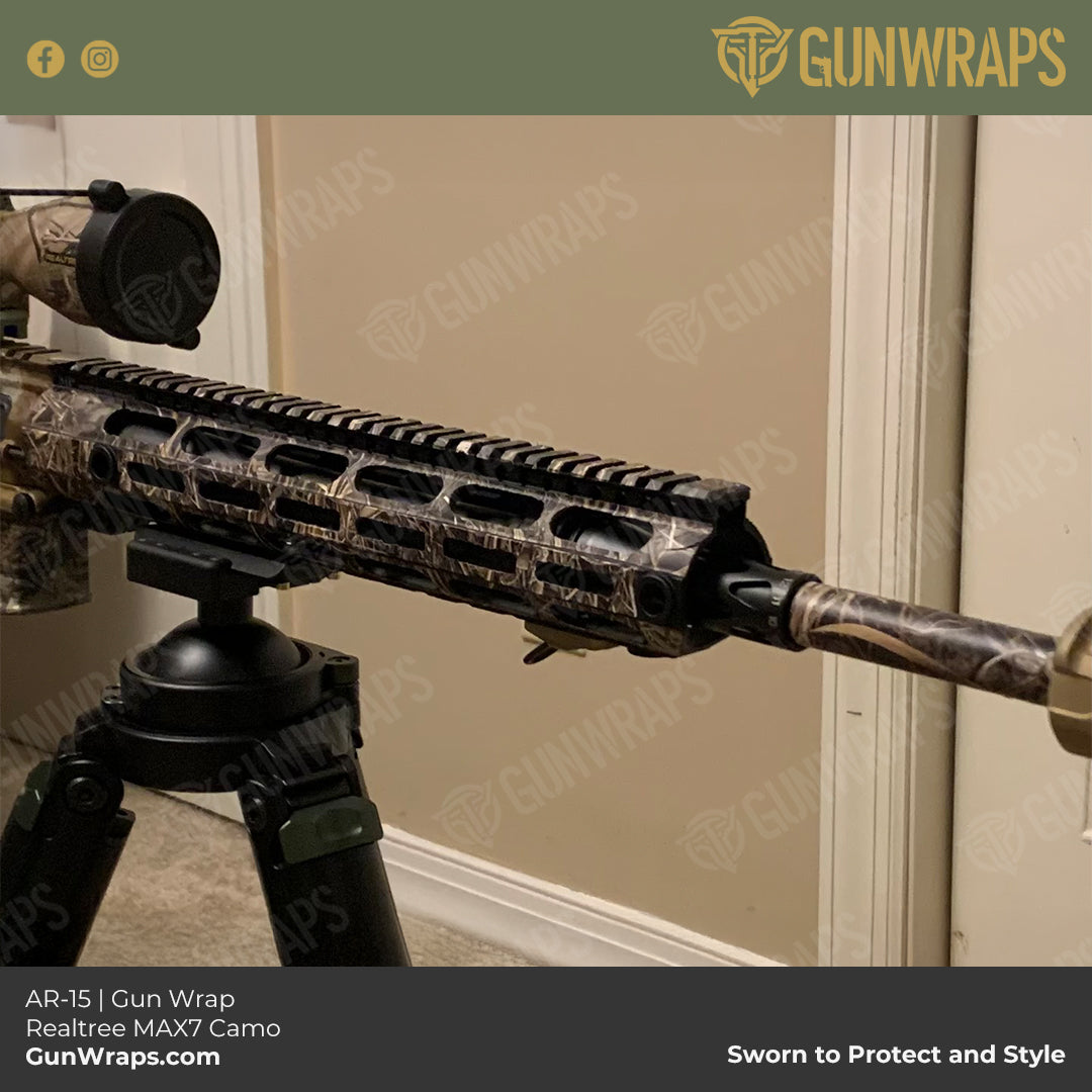 realtree MAX7 AR-15 wrap